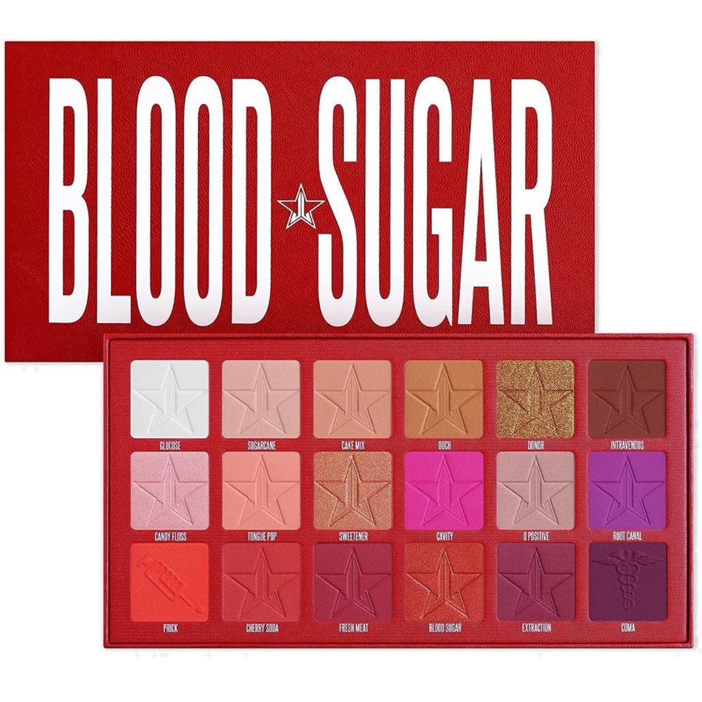 Jeffree Star -cosmetics- blood sugar palette
